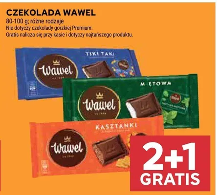 Czekolada Wawel Tiki Taki promocja w Stokrotka