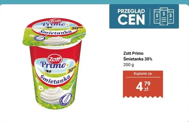 Śmietanka 30% promocja w Biedronka