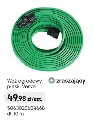 Wąż ogrodowy płaski Verve zraszający promocja w Castorama