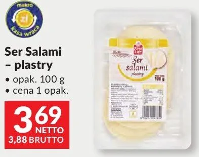 Ser Salami Fine Life plastry promocja w Makro