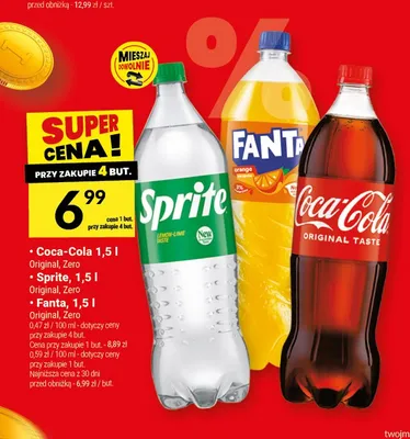 Napój gazowany Sprite Original promocja w Twój Market