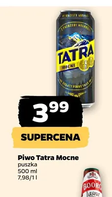 Piwo Tatra Mocne promocja w Netto