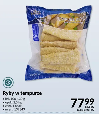 Ryby w tempurze promocja w Makro