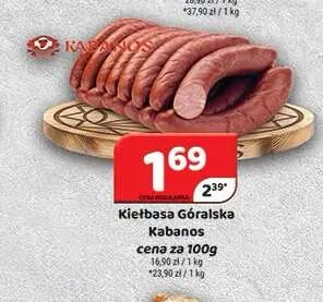 Kiełbasa Góralska Kabanos promocja w Delfin