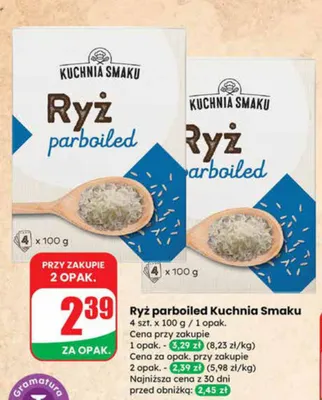 Ryż parboiled promocja w Dino