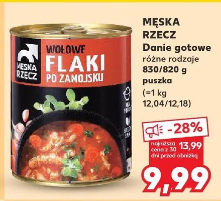 Żaki po zamosku danie gotowe różne rodzaje puszka promocja w Kaufland