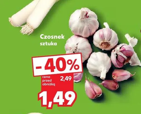 Czosnek promocja w Kaufland