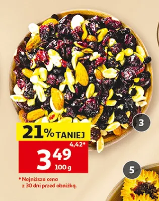 Mieszanka żurawinowo-orzechowa promocja w Auchan