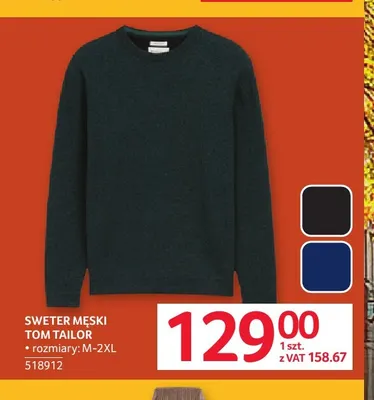 Sweter męski Tom Tailor promocja w Selgros