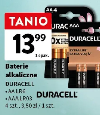 Baterie alkaliczne DURACELL promocja w Intermarche