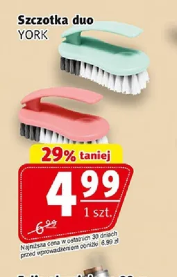Szczotka duo YORK promocja w Prim Market