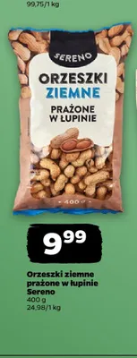Orzeszki ziemne prażone w łupinie Sereno promocja w Netto