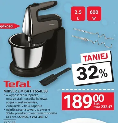 Mikser z misą HT654E38 promocja w Selgros