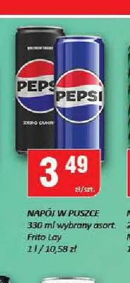Napój gazowany w puszce Pepsi promocja w Chorten