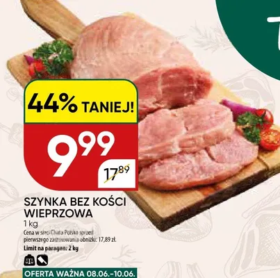 Szynka bez kości wieprzowa promocja w Chata Polska