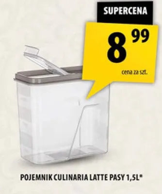 Pojemnik Culinaria Latte Pasy 1,5l promocja w Arhelan