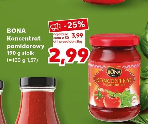 Koncentrat pomidorowy Bona promocja w Kaufland
