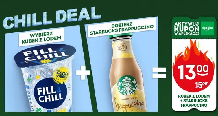 Kubek z lodem Fill & Chill promocja w Żabka