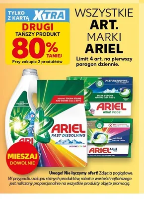 Art. marki Ariel promocja w Kaufland