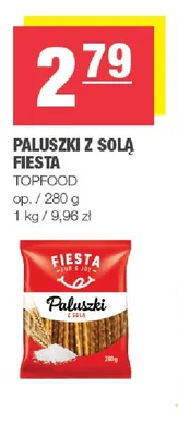 Paluszki z solą Fiesta promocja w SPAR