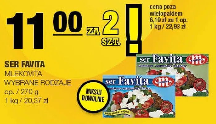 Ser favita promocja w SPAR