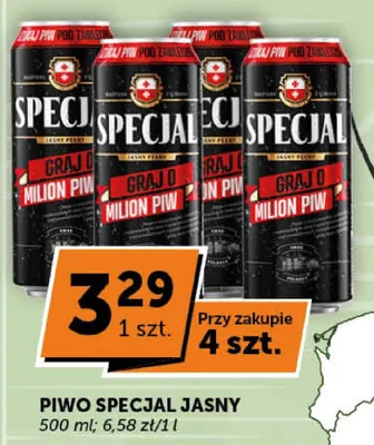 Piwo Specjal Jasny promocja w Groszek