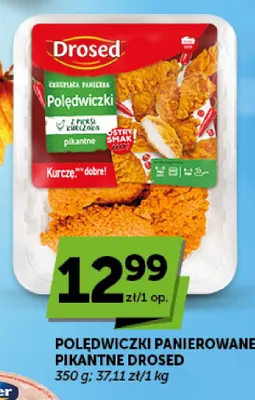 Polędwiczki panierowane pikantne Drosed promocja w Groszek