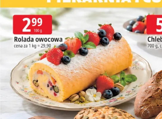 Rolada owocowa promocja w Leclerc
