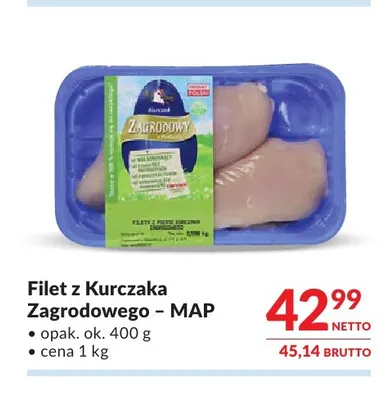 Filet z kurczaka Zagrodowego promocja w Makro
