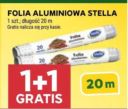 Folia aluminiowa Stella promocja w Stokrotka