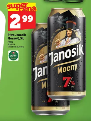Piwo Janosik Mocny promocja w TOPAZ