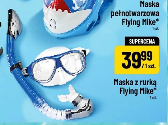 Maska z rurką Flying Mike promocja w POLOmarket
