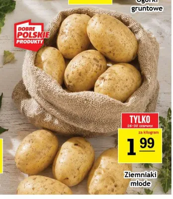 Ziemniaki młode polskie promocja w Gram Market