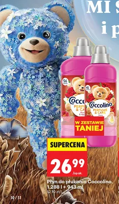 Płyn do płukania Coccolino Perfume & Care 2-pak promocja w Biedronka