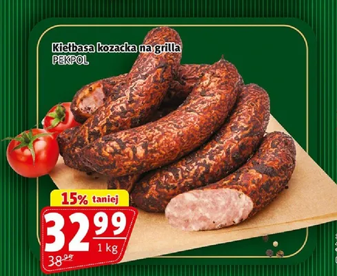 Kiełbasa kozacka na grilla Pekpol promocja w Prim Market