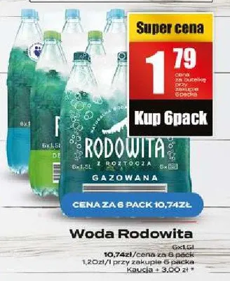 Woda gazowana promocja w Supeco