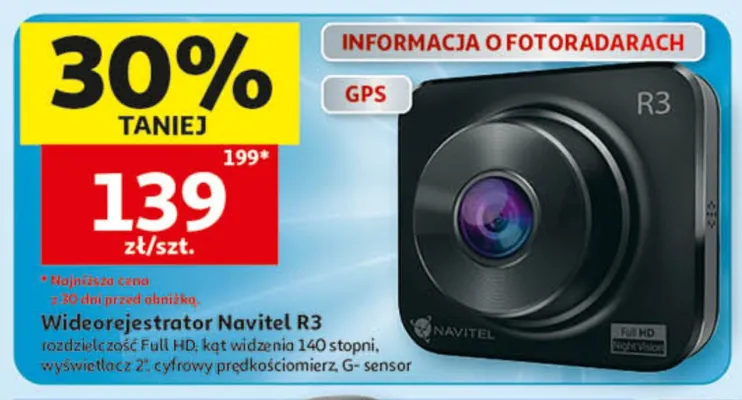 Wideorejestrator Navitel R3 promocja w Auchan