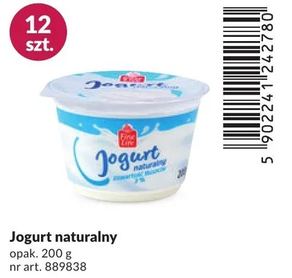 Jogurt naturalny promocja w Makro