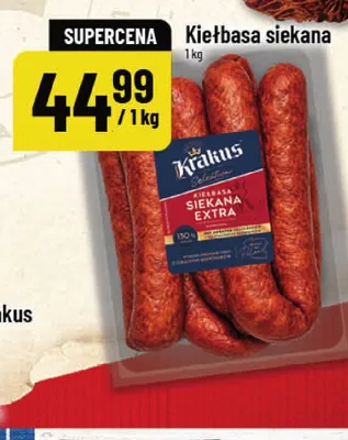Kiełbasa siekana Krakus promocja w POLOmarket