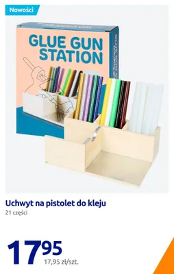 Uchwyt na pistolet do kleju 21 części promocja w Action
