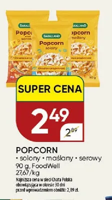 Popcorn maślany Bakalland promocja w Chata Polska