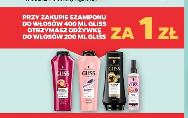 Odżywka do włosów Gliss promocja w Netto