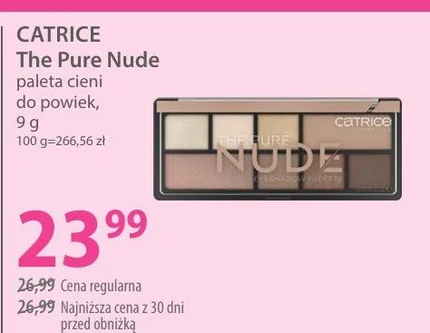 The Pure Nude paleta cieni do powiek promocja w Hebe