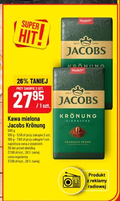 Kawa mielona Jacobs Krönung promocja w POLOmarket