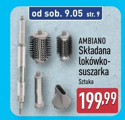 Składana lokówko-suszarka Ambiano promocja w Aldi