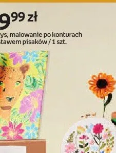 Tygrys malowanie po konturach z zestawem pisaków CREADU promocja w Dzień Dziecka