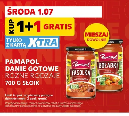 Gołąbki w sosie pomidorowym Pamapol promocja w Kaufland