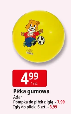 Piłka gumowa promocja w Leclerc
