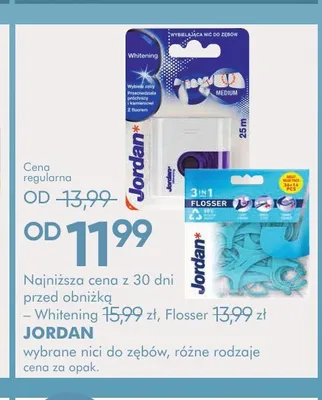 Flosser Jordan 3 in 1 promocja w Super-Pharm