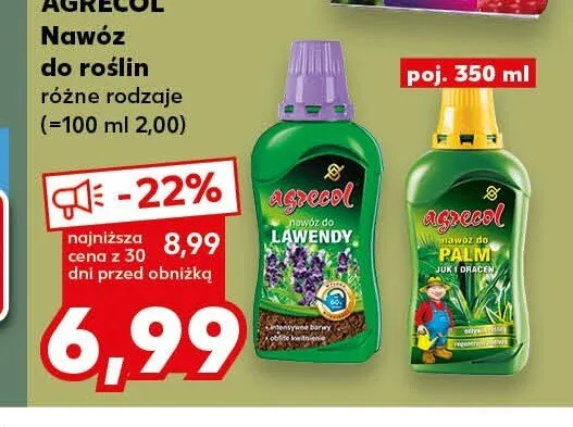 Nawóz do roślin AGRECOL promocja w Kaufland